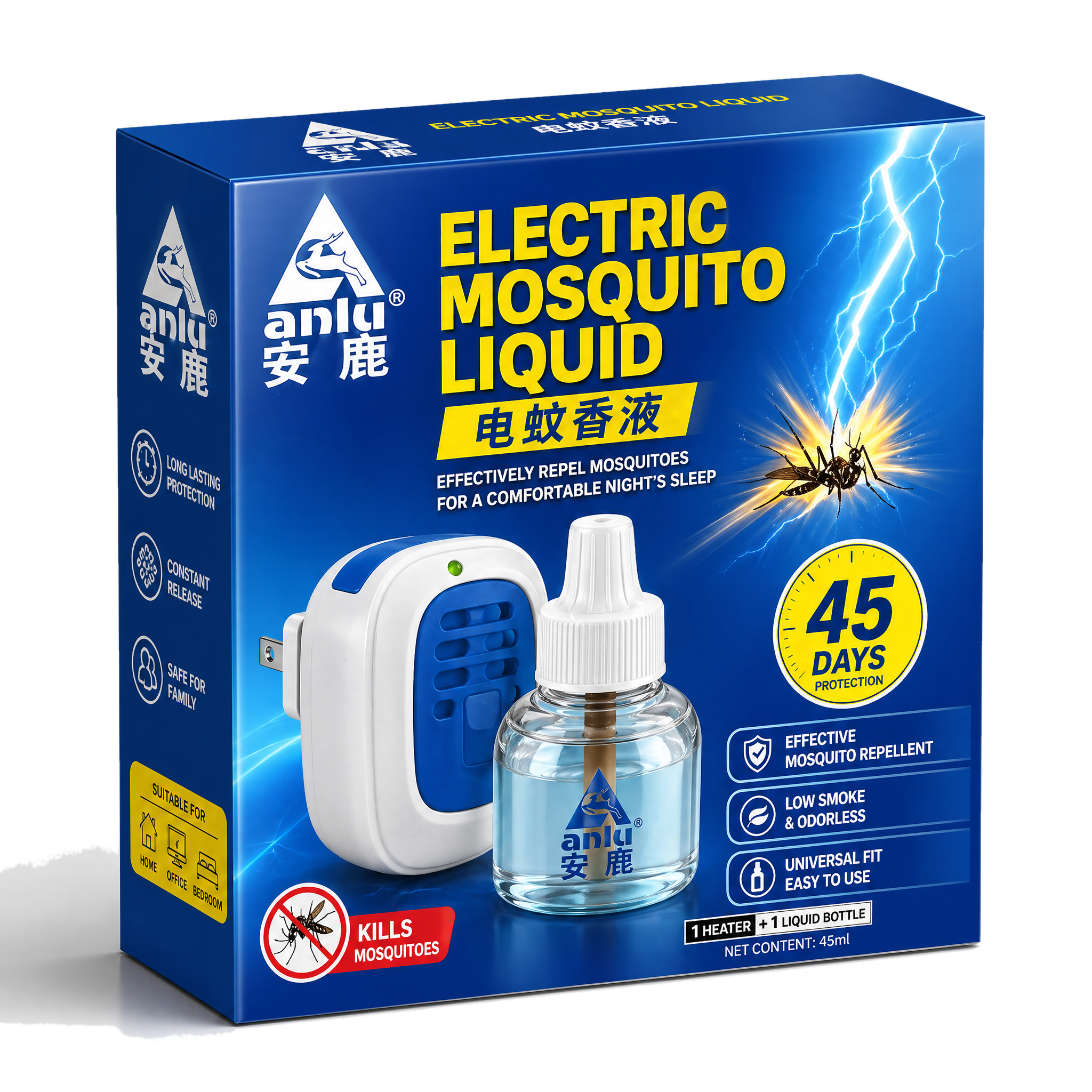 Anlu electric mosquito liquid packaging